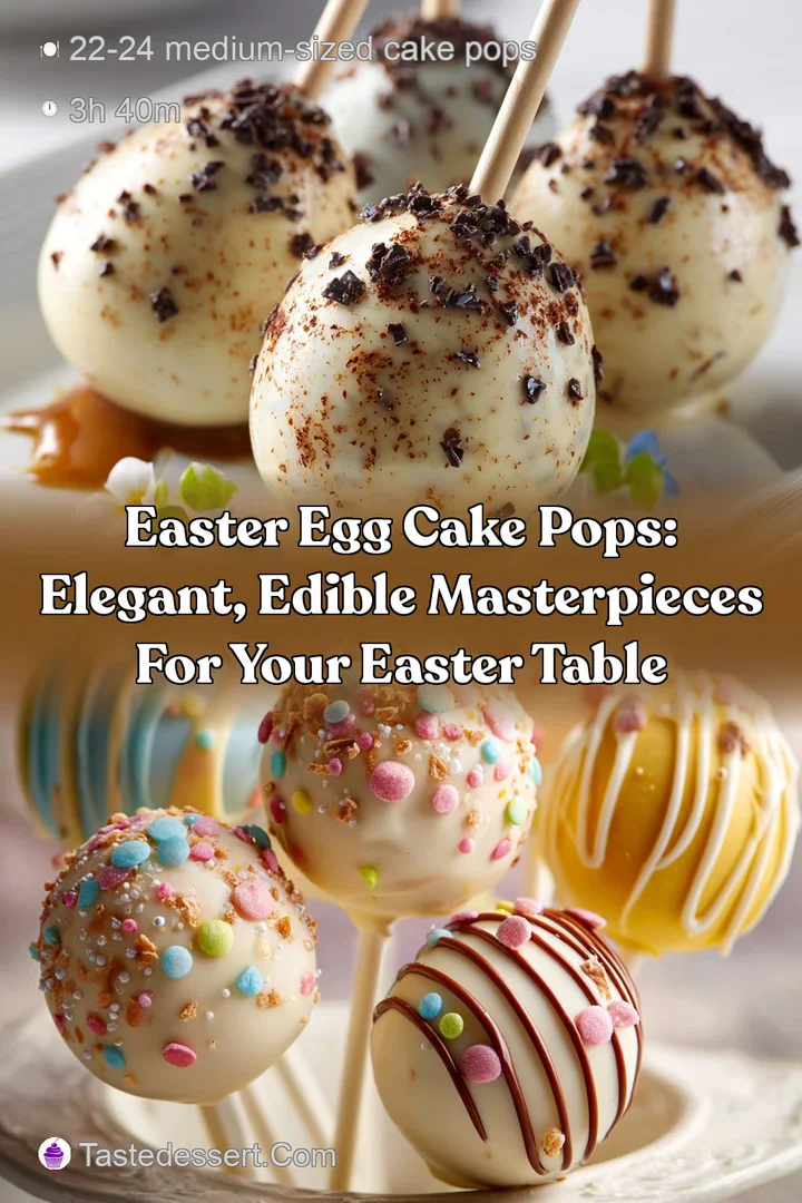 Easter Egg Cake Pops: Elegant Edible Masterpieces for Your Easter Table