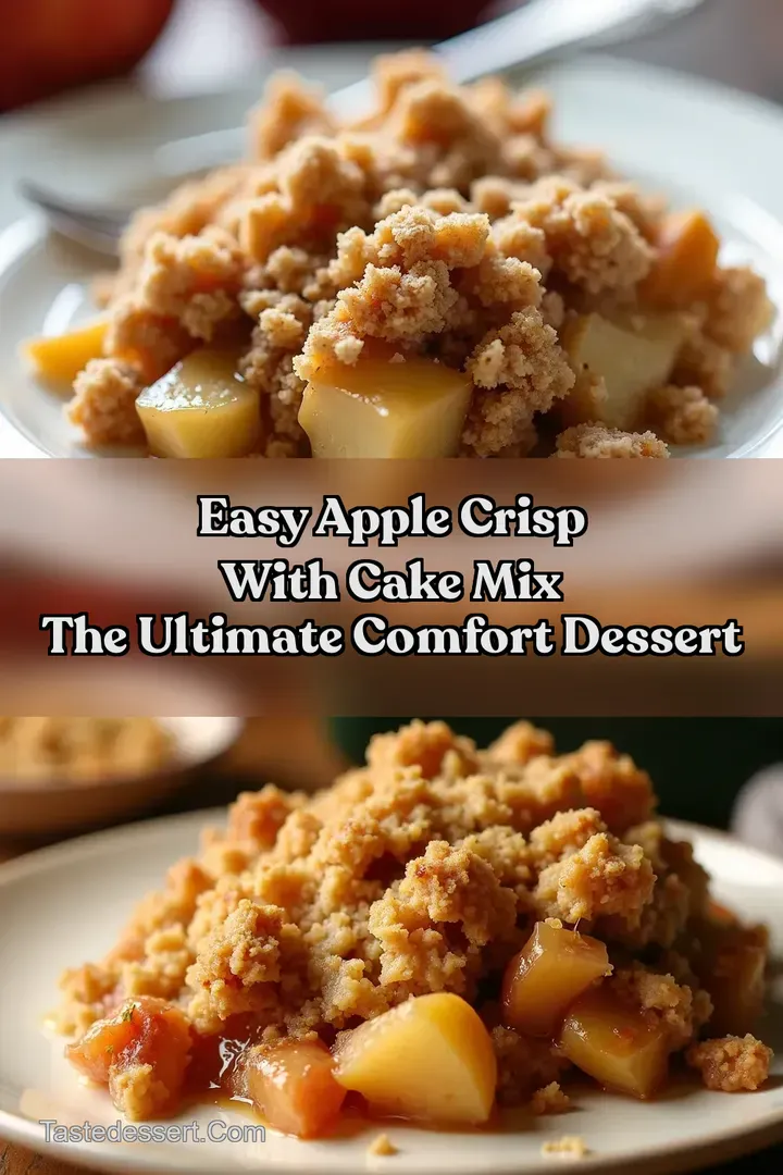 Easy Apple Crisp with Cake Mix The Ultimate Comfort Dessert