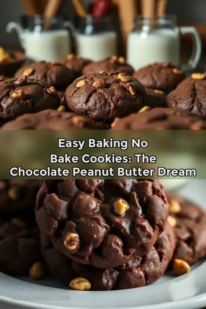 Easy Baking No Bake Cookies: The Chocolate Peanut Butter Dream