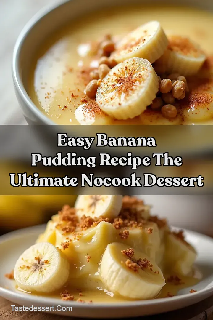 Easy Banana Pudding Recipe The Ultimate NoCook Dessert