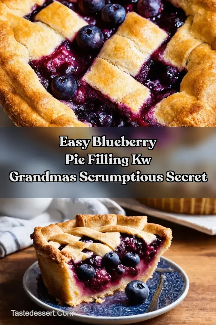 Easy Blueberry Pie Filling kw Grandmas Scrumptious Secret