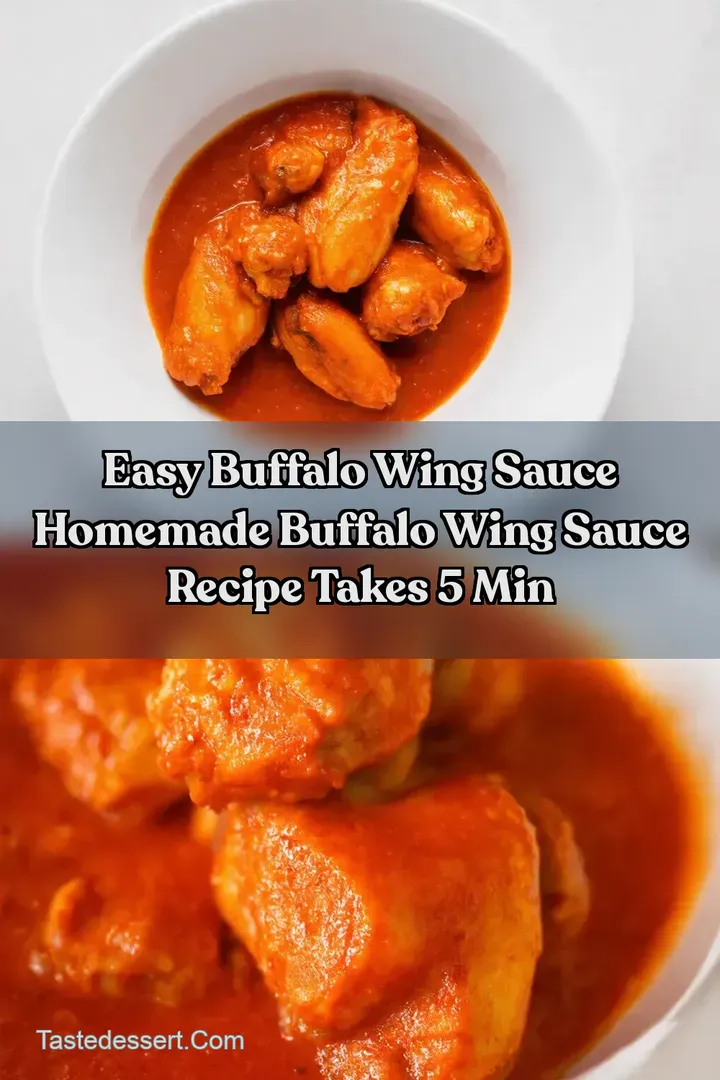 Easy Buffalo Wing Sauce Homemade Buffalo Wing Sauce Recipe takes 5 Min