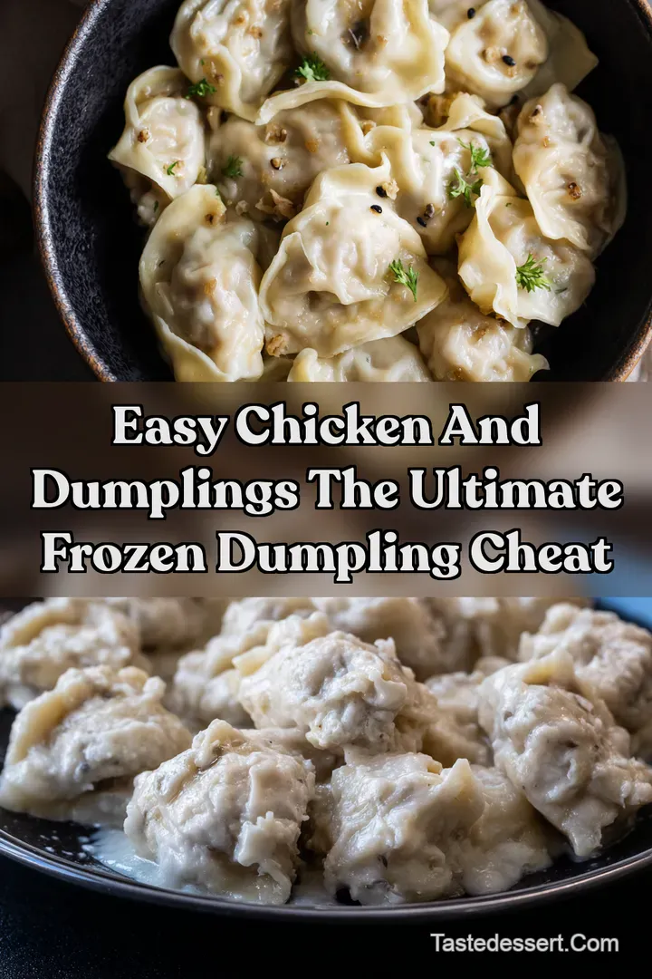 Easy Chicken and Dumplings The Ultimate Frozen Dumpling Cheat