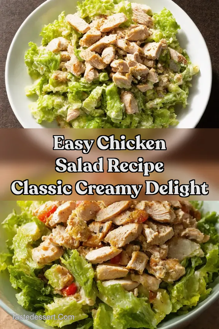 Easy Chicken Salad Recipe Classic Creamy Delight