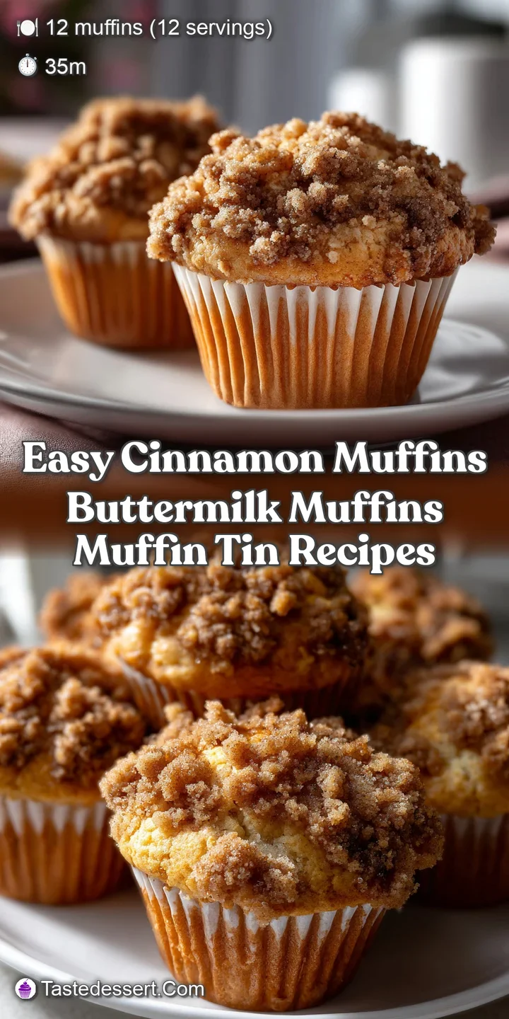 Easy Cinnamon Muffins Buttermilk Muffins Muffin Tin Recipes
