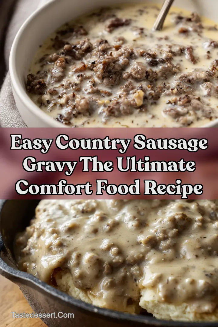 Easy Country Sausage Gravy The Ultimate Comfort Food Recipe