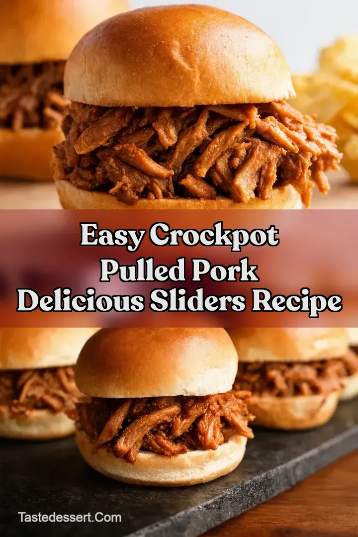 Easy Crockpot Pulled Pork Delicious Sliders Recipe