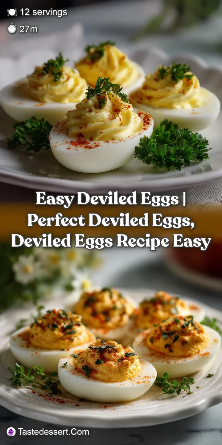 Easy Deviled Eggs | Perfect Deviled Eggs Deviled Eggs Recipe Easy