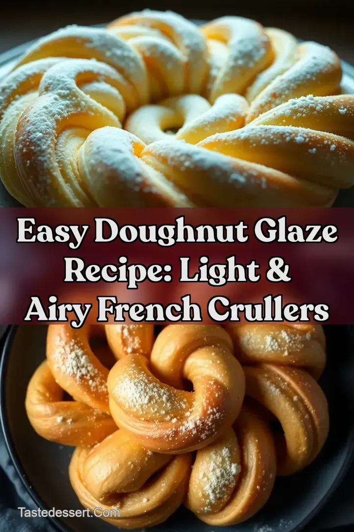 Easy Doughnut Glaze Recipe: Light &amp Airy French Crullers