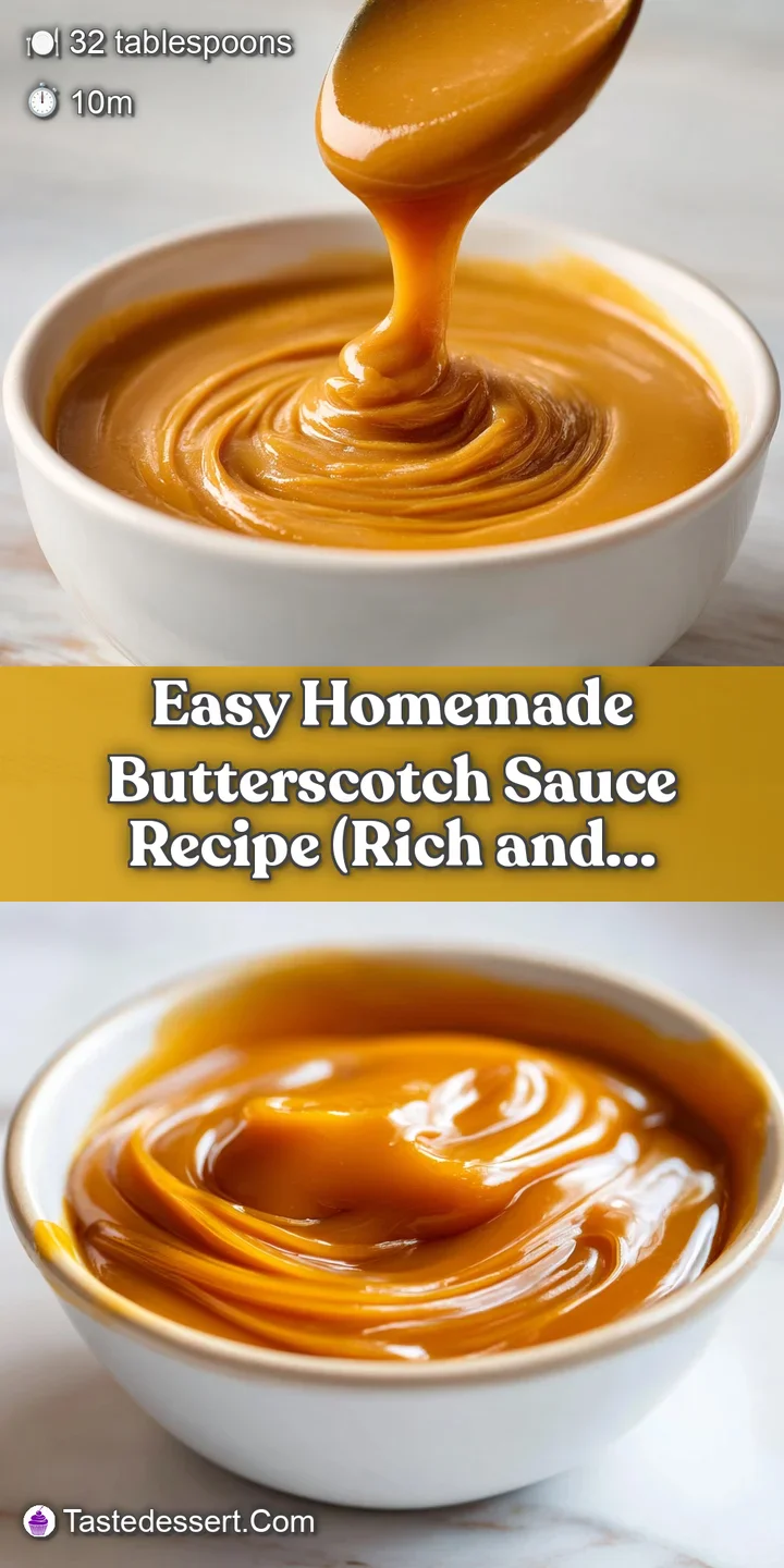 Extreme close-up of velvety, warm amber sauce dripping slowly from a silver spoon with a glossy sheen.