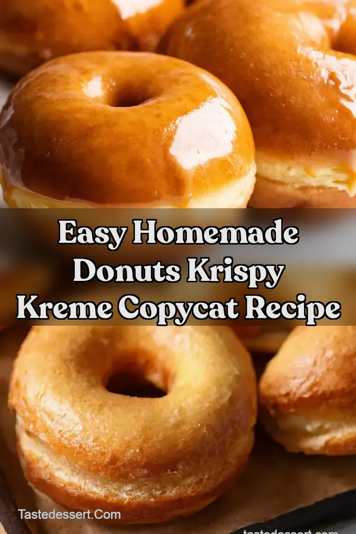 Easy Homemade Donuts Krispy Kreme Copycat Recipe