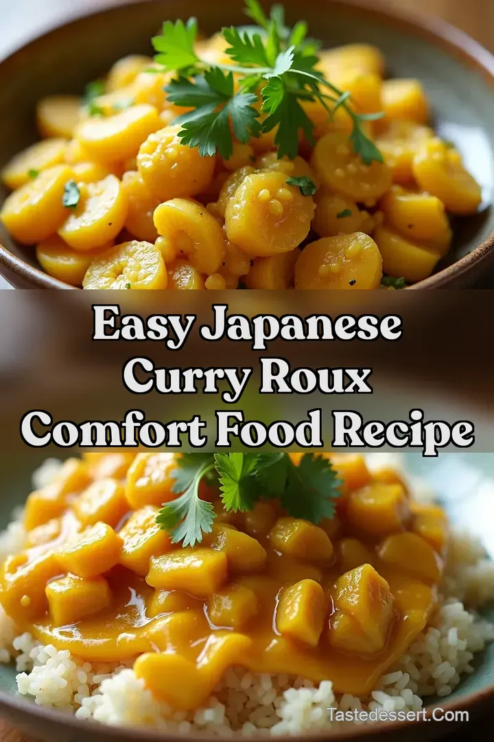 Easy Japanese Curry Roux Comfort Food Recipe