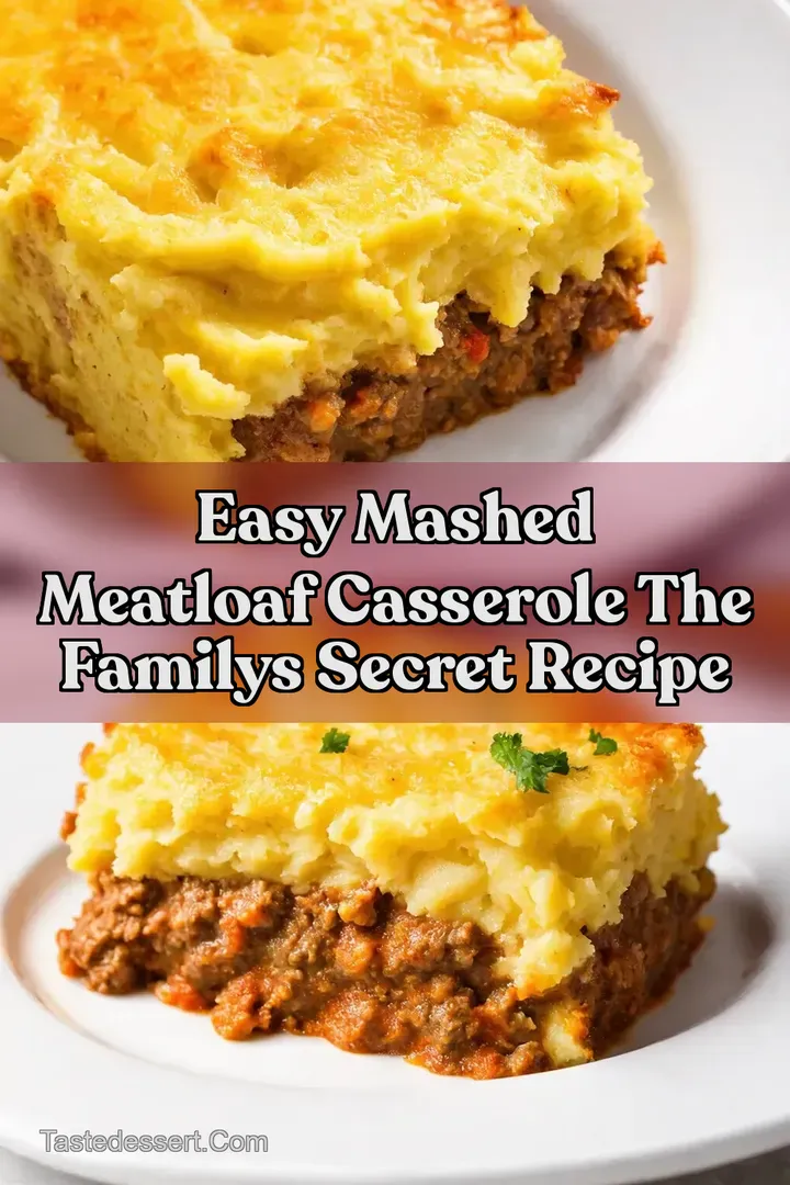 Easy Mashed Meatloaf Casserole The Familys Secret Recipe