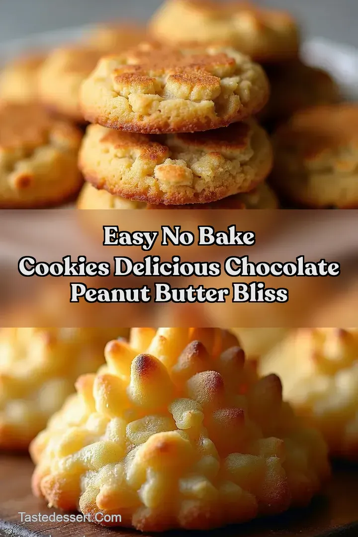 Easy No Bake Cookies Delicious Chocolate Peanut Butter Bliss