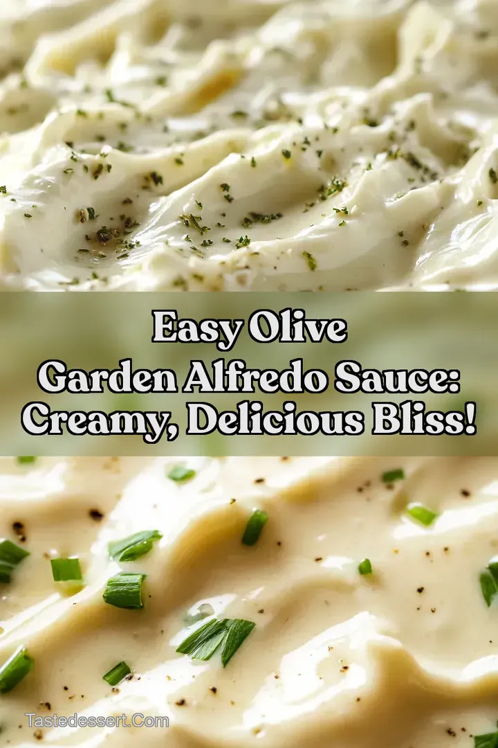 Easy Olive Garden Alfredo Sauce: Creamy Delicious Bliss!