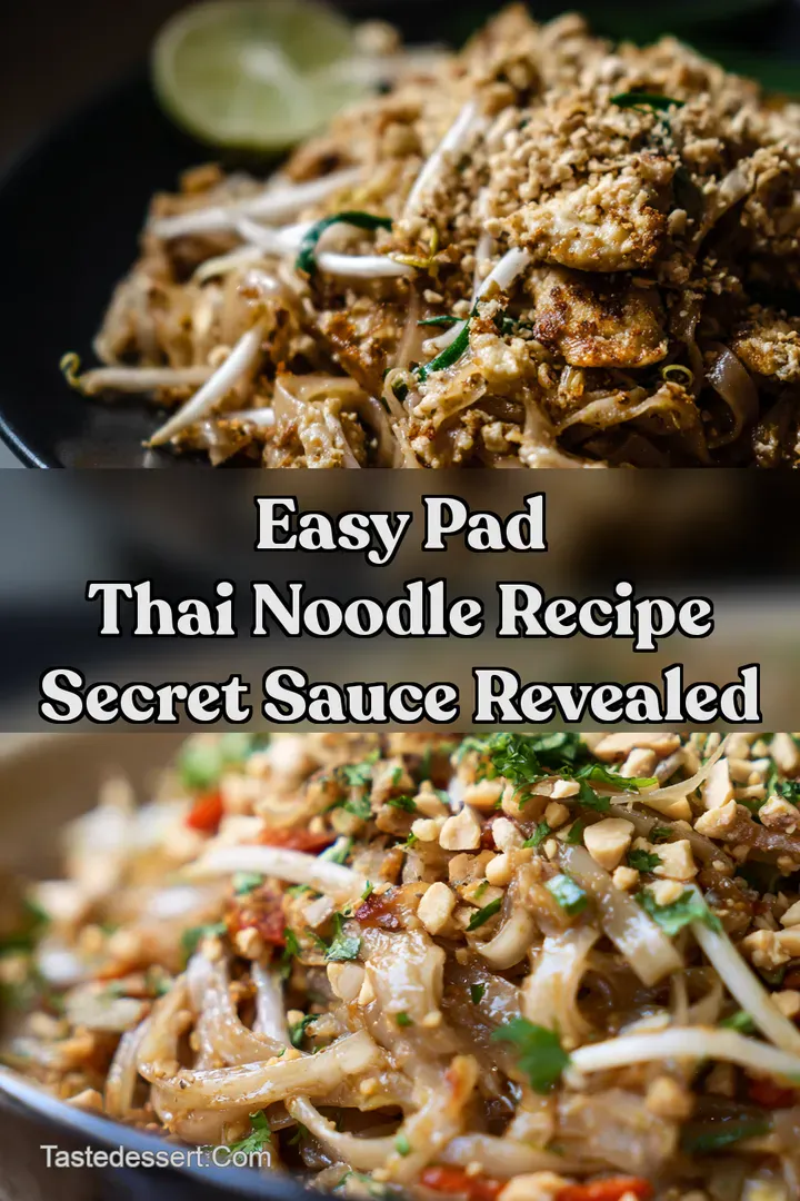 Easy Pad Thai Noodle Recipe Secret Sauce Revealed