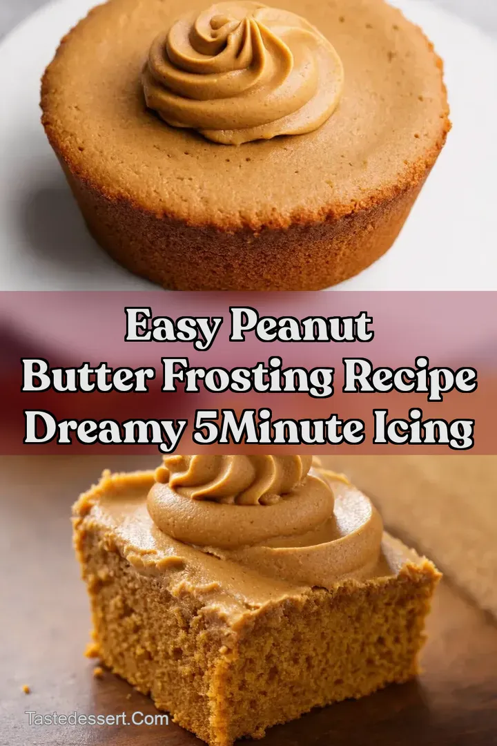 Easy Peanut Butter Frosting Recipe Dreamy 5Minute Icing