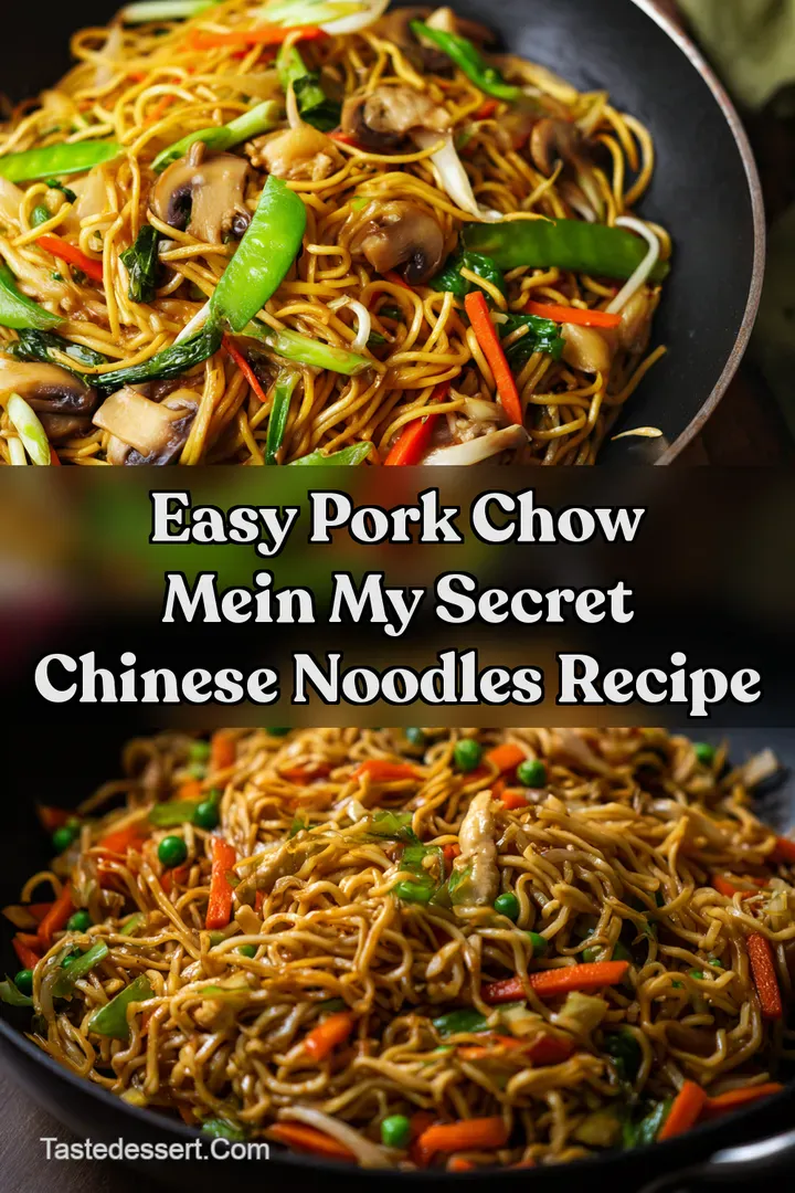 Easy Pork Chow Mein My Secret Chinese Noodles Recipe