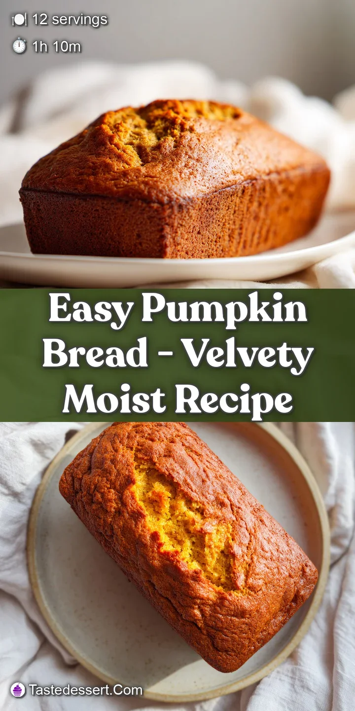 Close-up of a moist slice of pumpkin bread, showcasing its rich orange hue and soft texture.