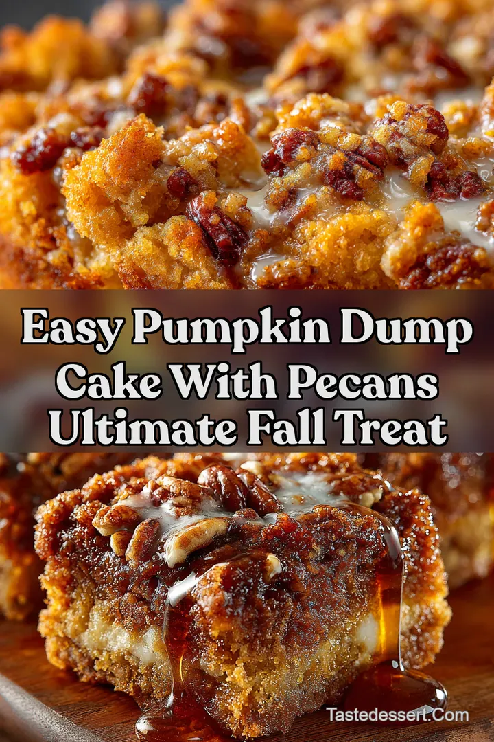 Easy Pumpkin Dump Cake With Pecans Ultimate Fall Treat