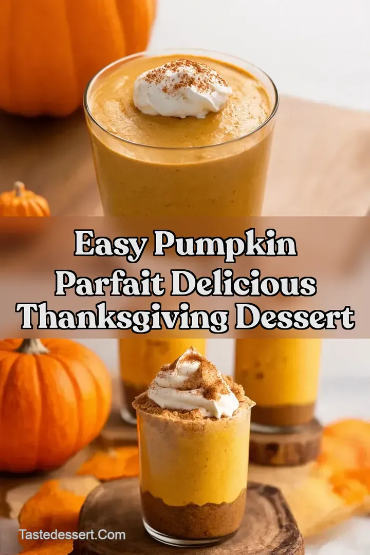 Easy Pumpkin Parfait Delicious Thanksgiving Dessert