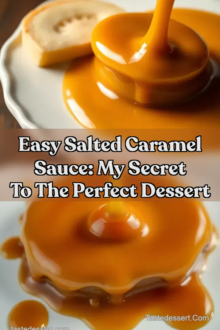 Easy Salted Caramel Sauce: My Secret To The Perfect Dessert : PIN FOR LATER Easy Salted Caramel Sauce: My Secret To The Perfect Dessert