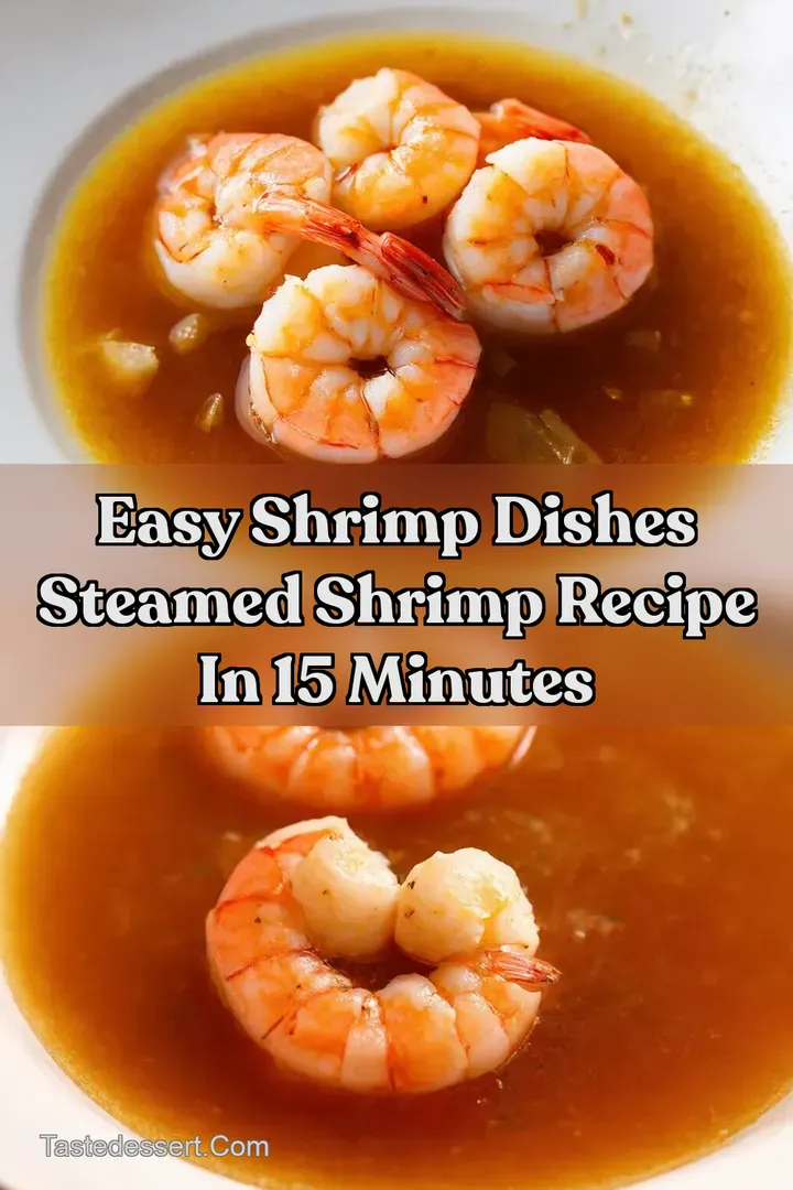 Easy Shrimp Dishes Steamed Shrimp Recipe In 15 Minutes : PIN FOR LATER Easy Shrimp Dishes Steamed Shrimp Recipe In 15 Minutes