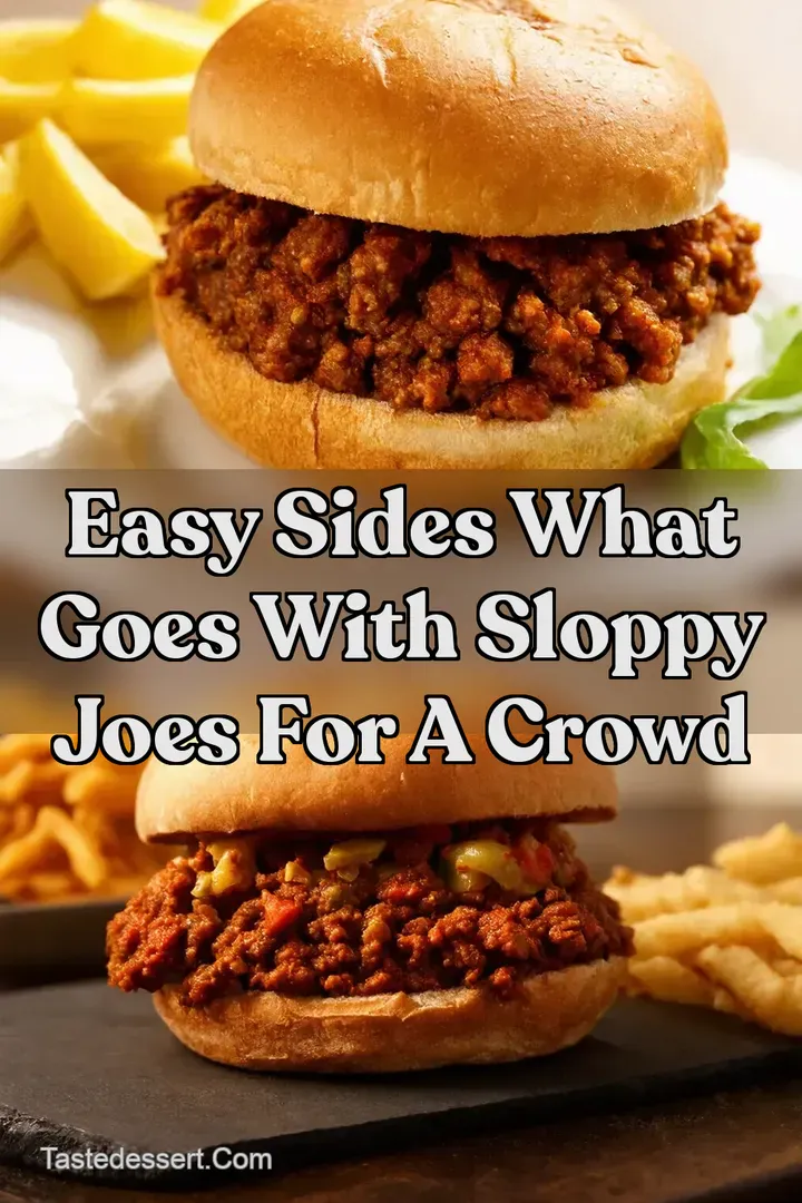 Easy Sides What Goes With Sloppy Joes For A Crowd