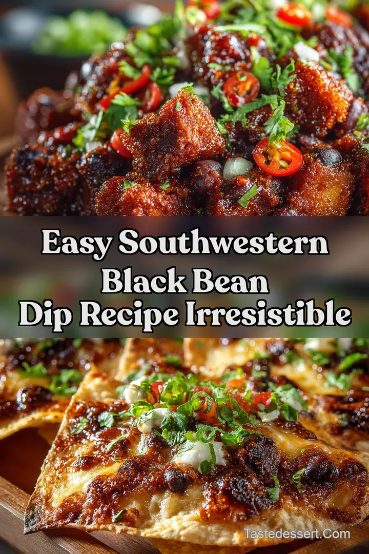 Easy Southwestern Black Bean Dip Recipe Irresistible