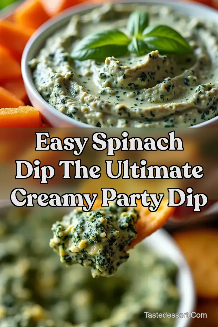 Easy Spinach Dip The ULTIMATE Creamy Party Dip