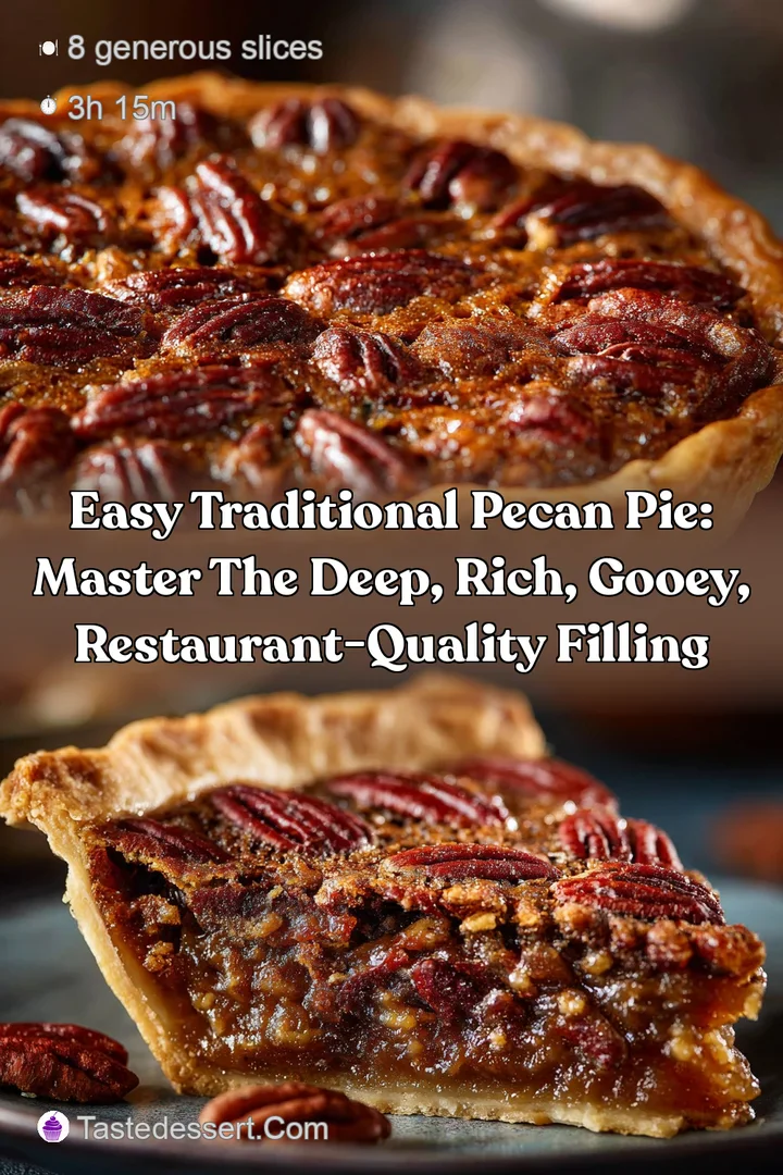 Easy Traditional Pecan Pie: Master the Deep Rich Gooey Restaurant-Quality Filling