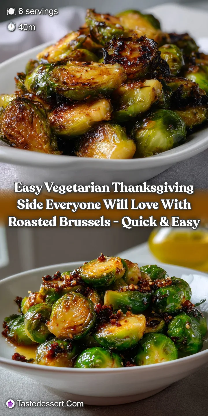 Close-up of caramelized Brussels sprouts, showcasing their crispy edges and tender, vibrant green interiors, a truly appet...