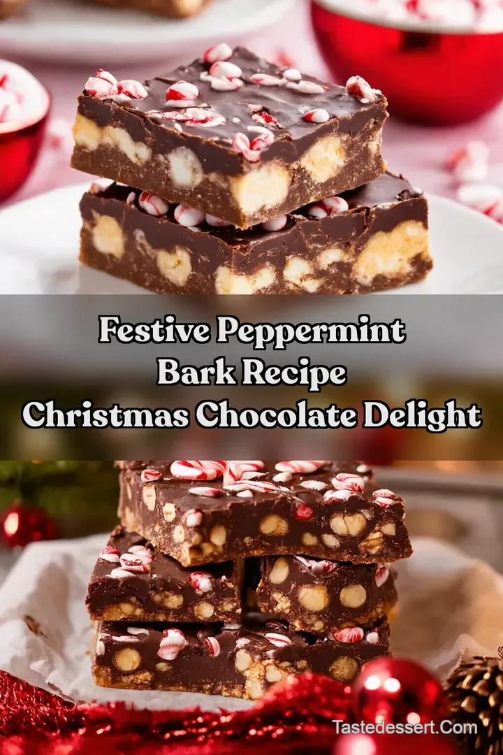 Festive Peppermint Bark Recipe Christmas Chocolate Delight