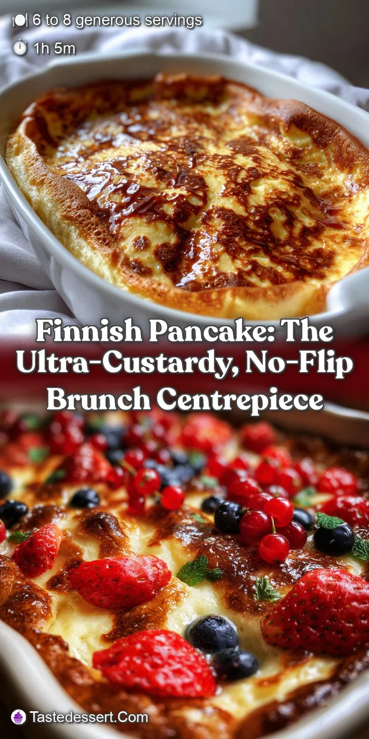 Finnish Pancake: The Ultra-Custardy No-Flip Brunch Centrepiece