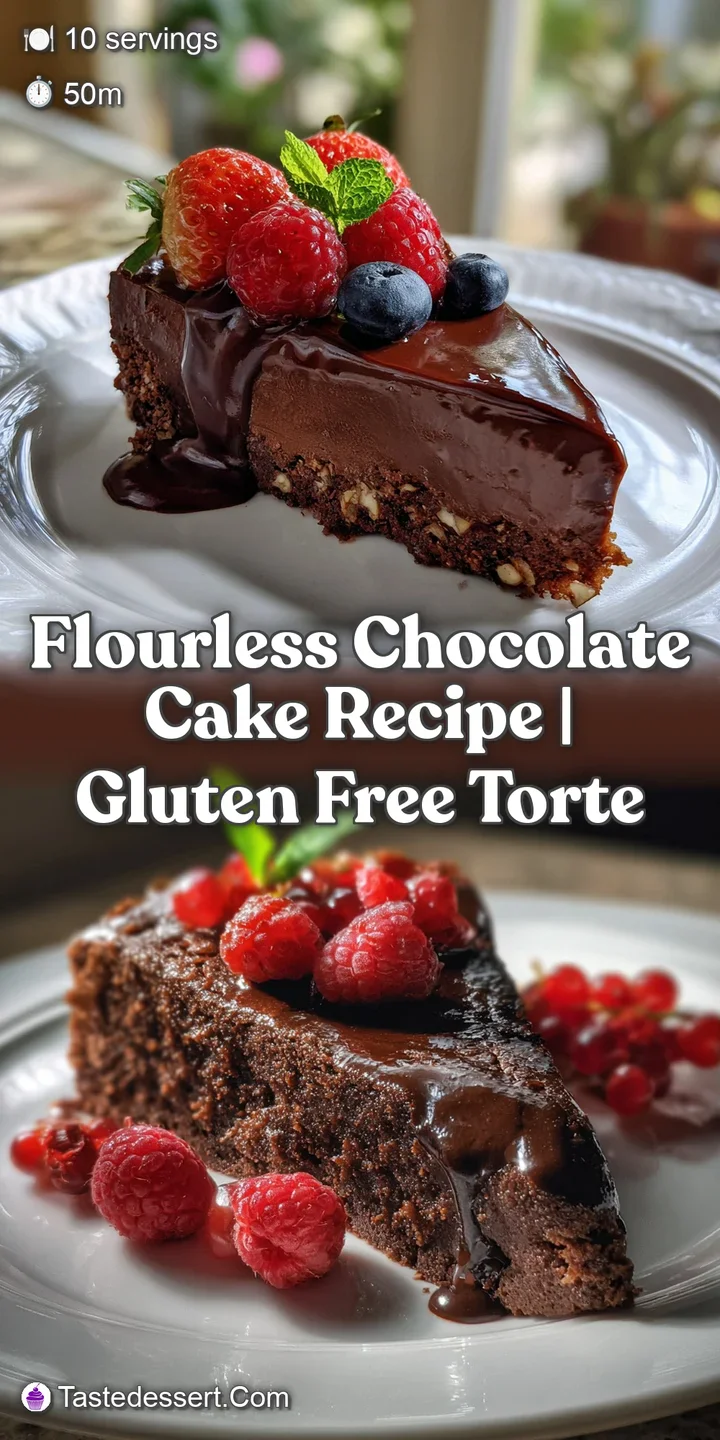 Flourless Chocolate Cake Recipe | Gluten Free Torte