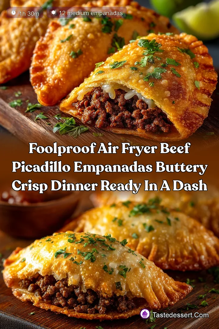 Foolproof Air Fryer Beef Picadillo Empanadas Buttery Crisp Dinner Ready in a Dash
