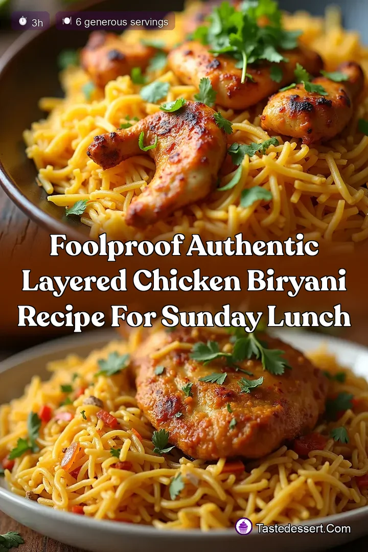Foolproof Authentic Layered Chicken Biryani Recipe for Sunday Lunch