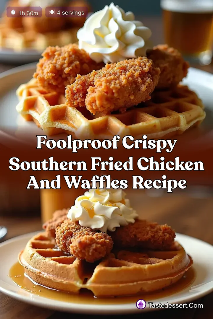 Foolproof Crispy Southern Fried Chicken and Waffles Recipe