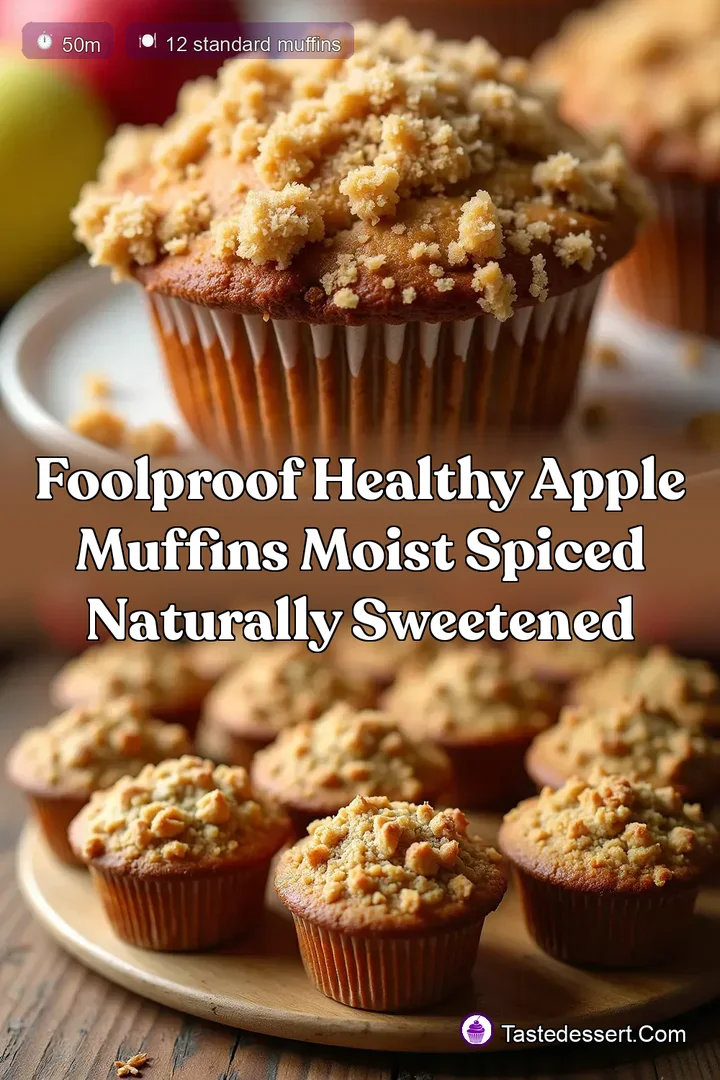 Foolproof Healthy Apple Muffins Moist Spiced Naturally Sweetened
