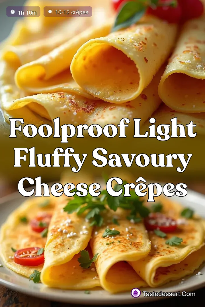 Foolproof Light Fluffy Savoury Cheese Cr&ecirc;pes
