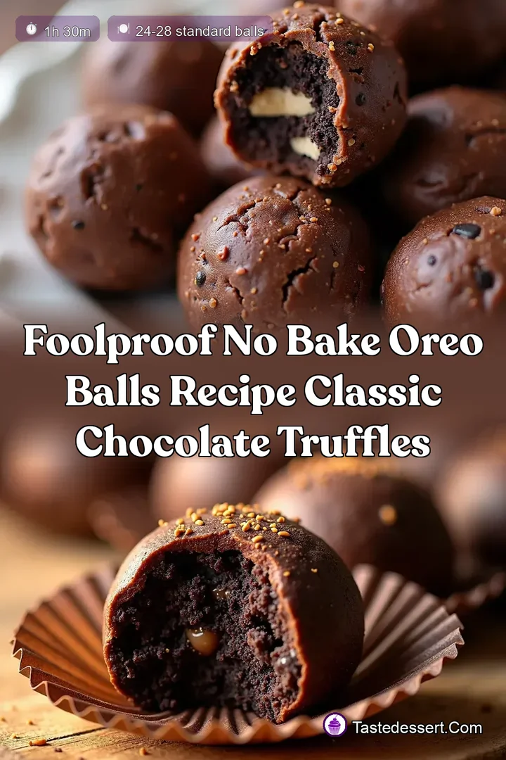 Foolproof No Bake Oreo Balls Recipe Classic Chocolate Truffles