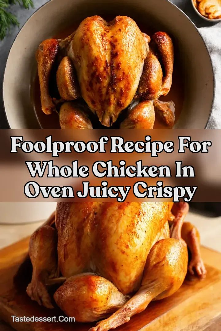 Foolproof Recipe For Whole Chicken In Oven Juicy Crispy