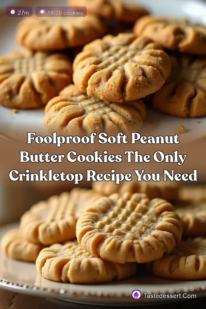 Foolproof Soft Peanut Butter Cookies The Only CrinkleTop Recipe You Need