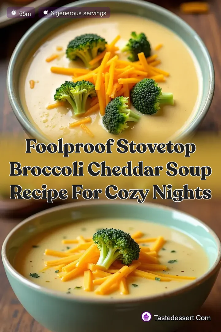 Foolproof Stovetop Broccoli Cheddar Soup Recipe for Cozy Nights