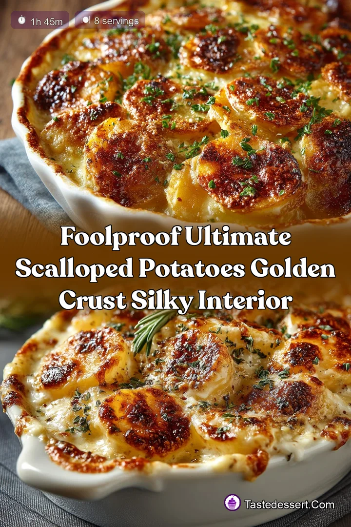 Foolproof Ultimate Scalloped Potatoes Golden Crust Silky Interior