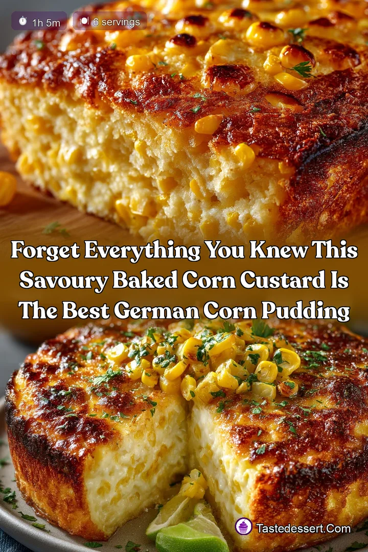 Forget everything you knew This Savoury Baked Corn Custard is the best German Corn Pudding