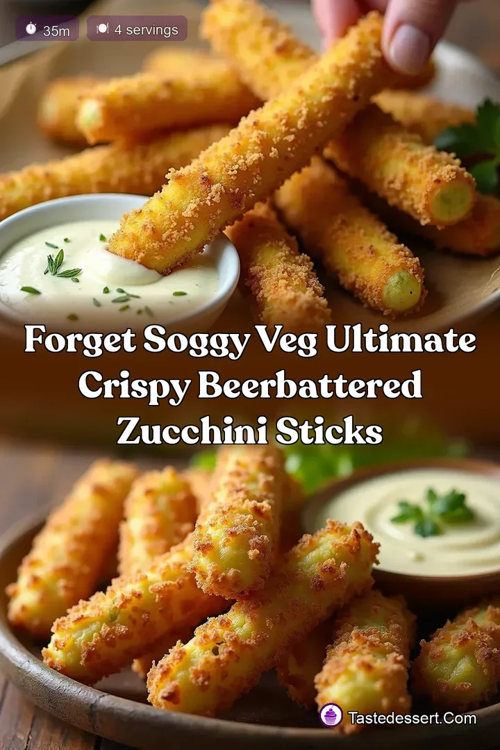 Forget Soggy Veg Ultimate Crispy BeerBattered Zucchini Sticks
