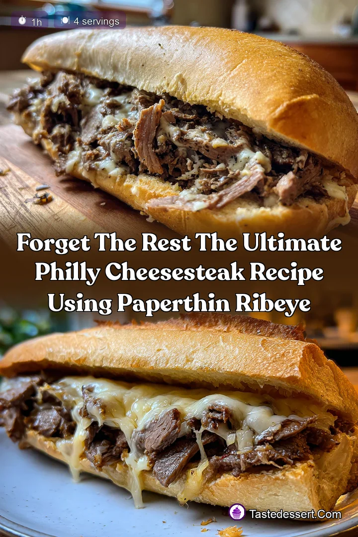 Forget the Rest The Ultimate Philly Cheesesteak Recipe Using PaperThin Ribeye