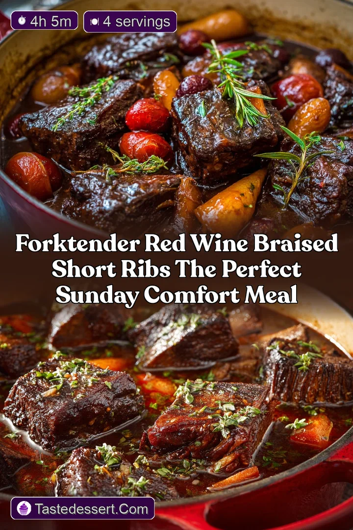 ForkTender Red Wine Braised Short Ribs The Perfect Sunday Comfort Meal