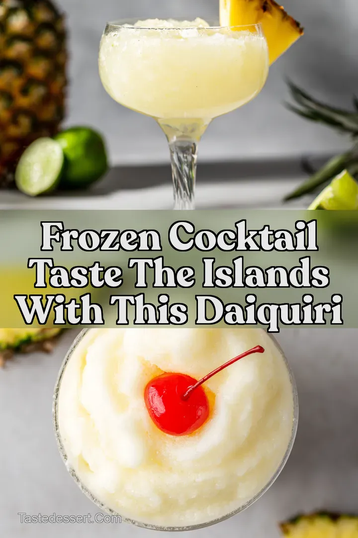 Frozen Cocktail Taste the Islands with this Daiquiri